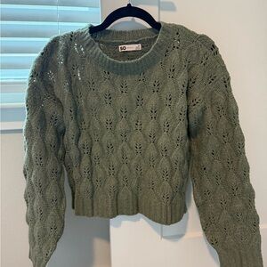 SO Women's Olive Knit Sweater
